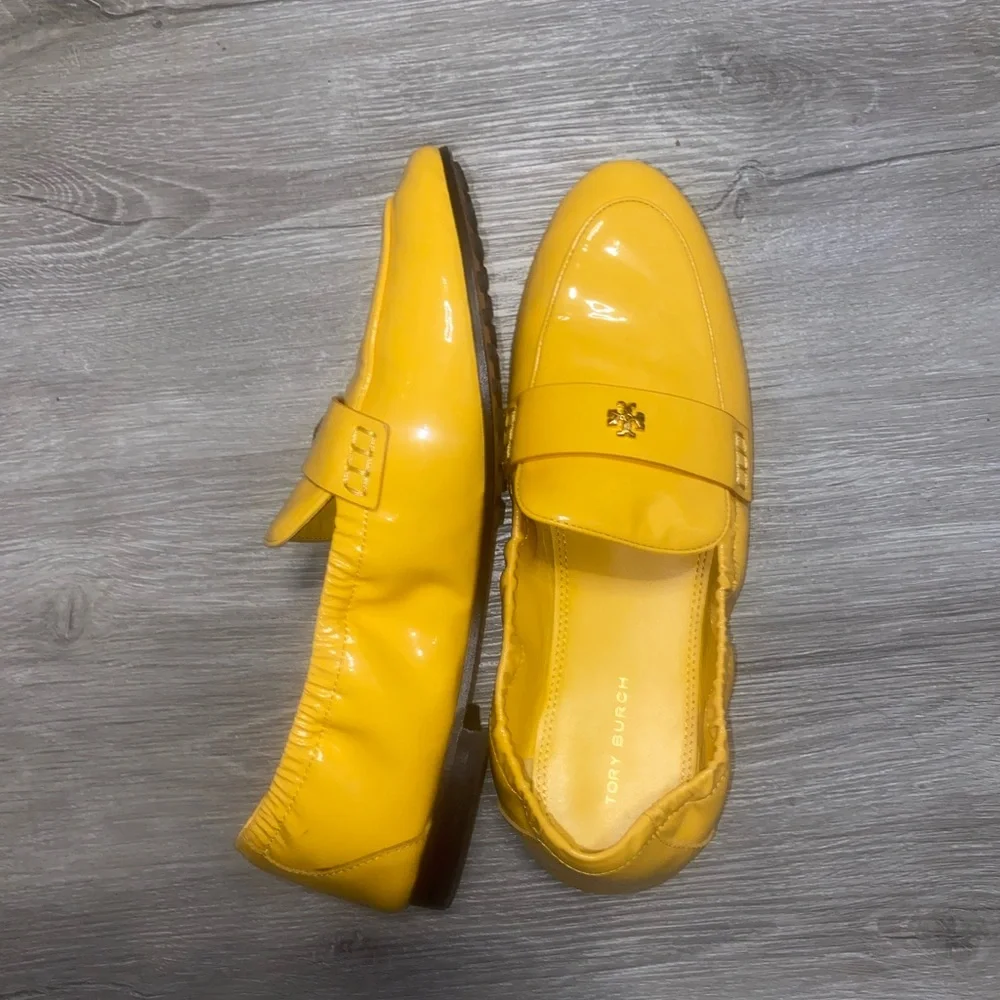 Tory Burch Bright Yellow Loafers - Picture 3 of 3